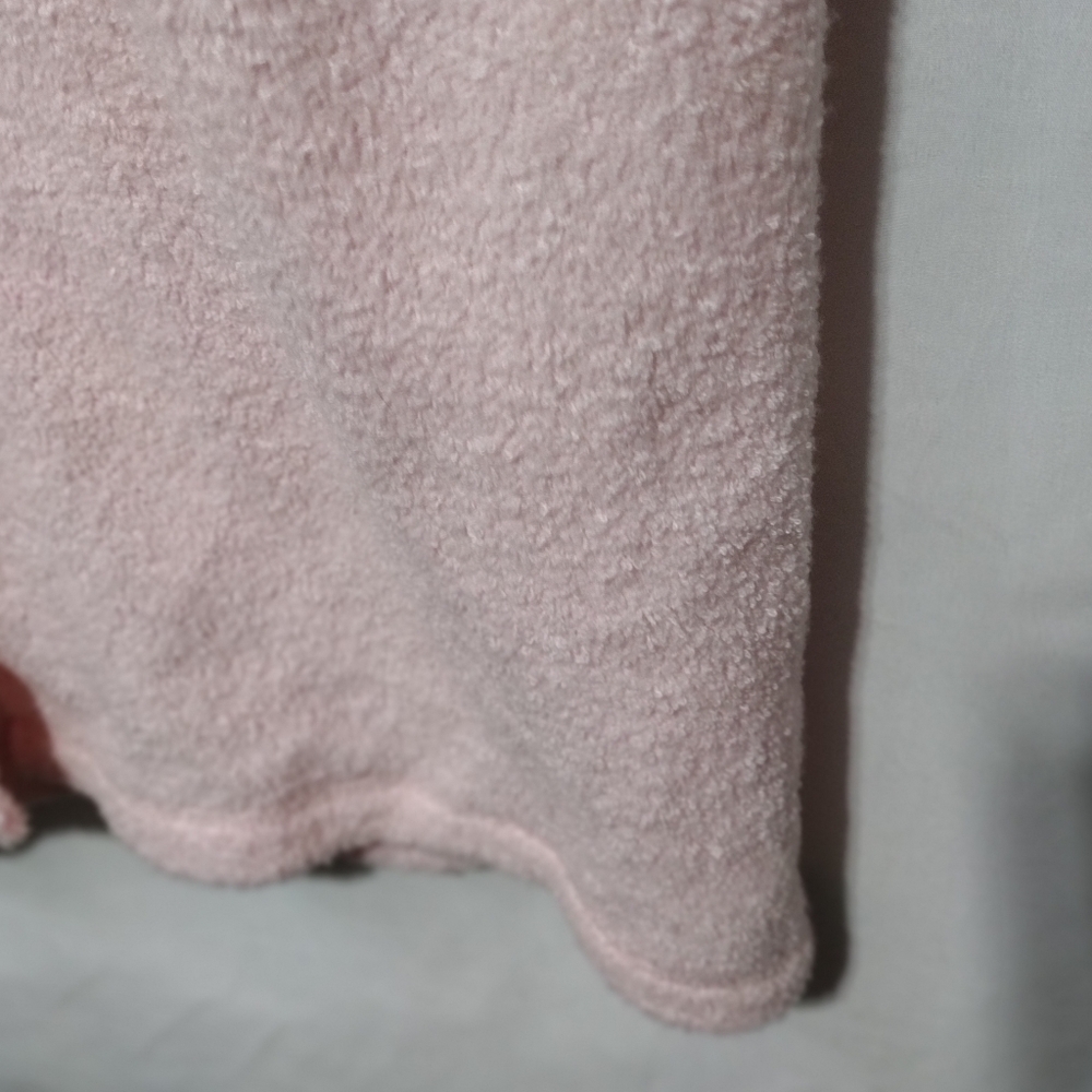 Studio Pink Fuzzy Zip-Up Hoodie Women's M Pink Cozy Comfy Warm Casual Winter - Picture 4 of 8